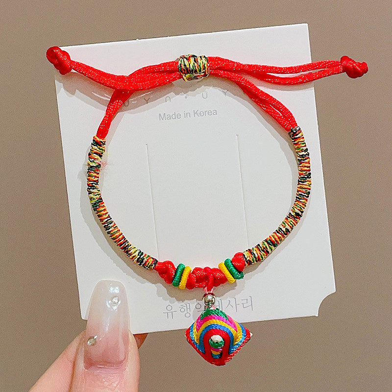 Boat Festival Carrying Strap Colorful Rope Wind Hand-woven Bracelet