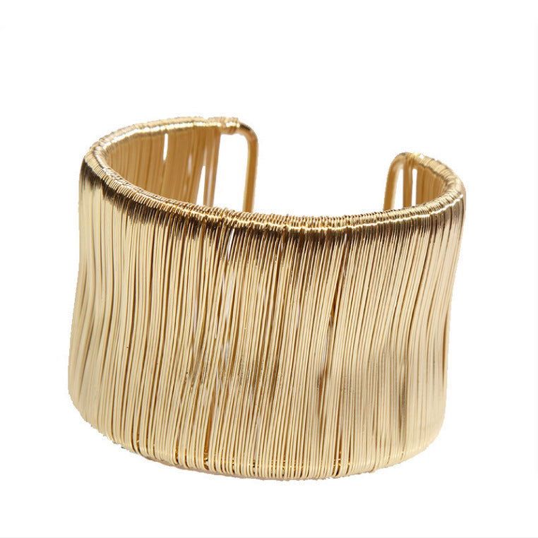 Casual Fashion Fine Iron Wire Open-ended Bracelets