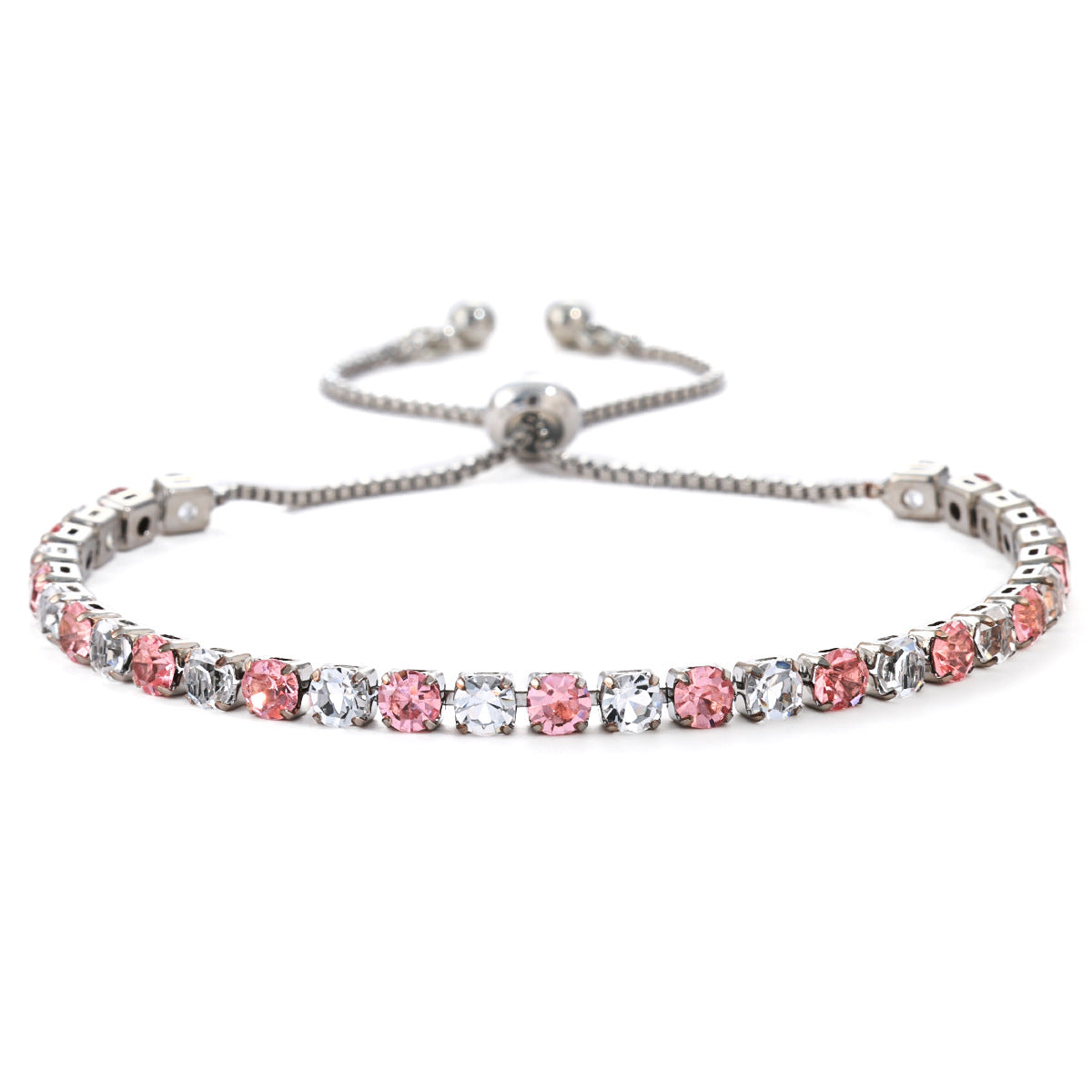 Women's Fashion Color Zircon High-grade Light Luxury Tennis Bracelet