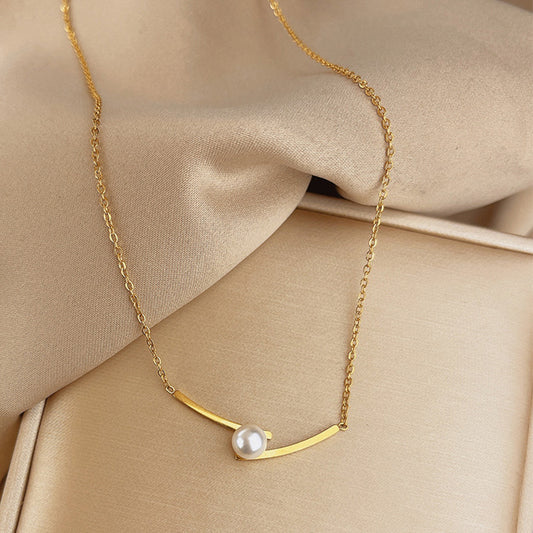 Women's Clavicle Chain Light Luxury Minority Titanium Necklaces