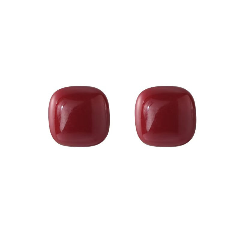 Women's Small Sugar Cube Pearl For Light Luxury Minority Stud Earrings