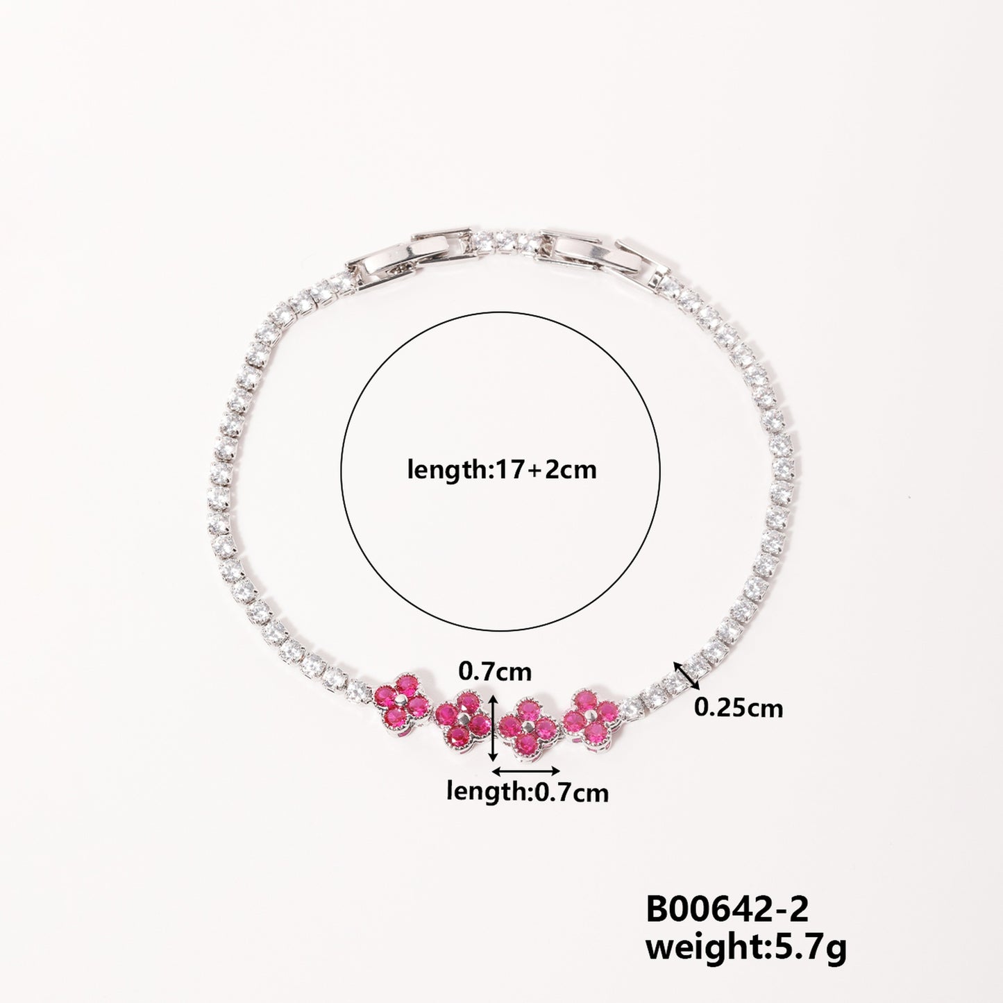 Classy Fashion Personality Flower Unisex Niche Bracelets