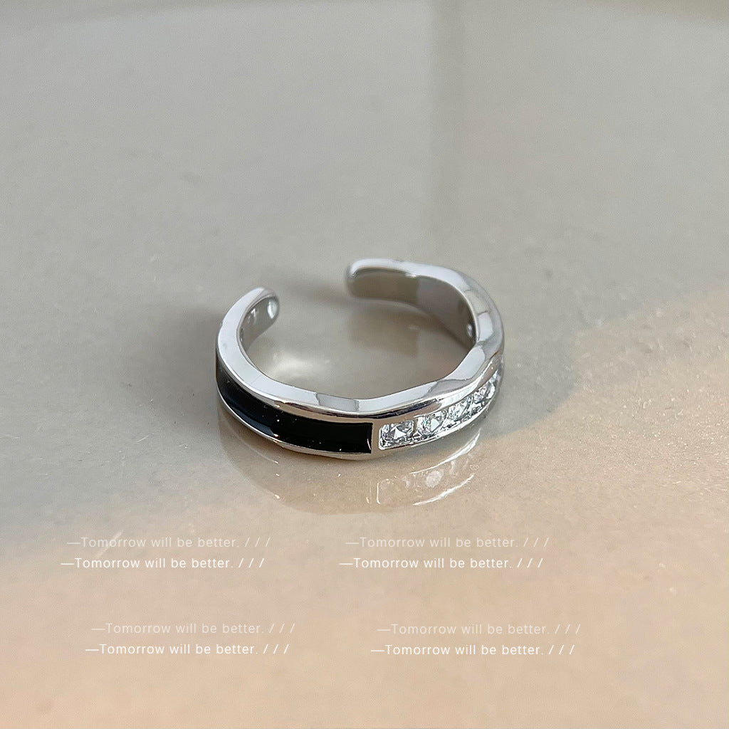 Liquid Female Personality High Sense Fashion Rings