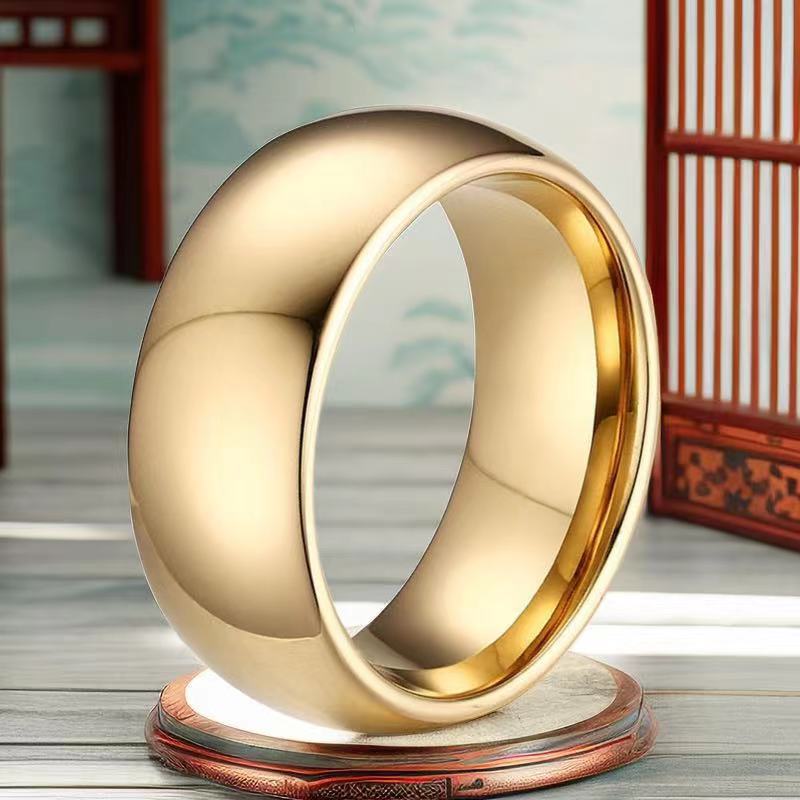 Women's French Style Niche Advanced Simple Glossy Ring