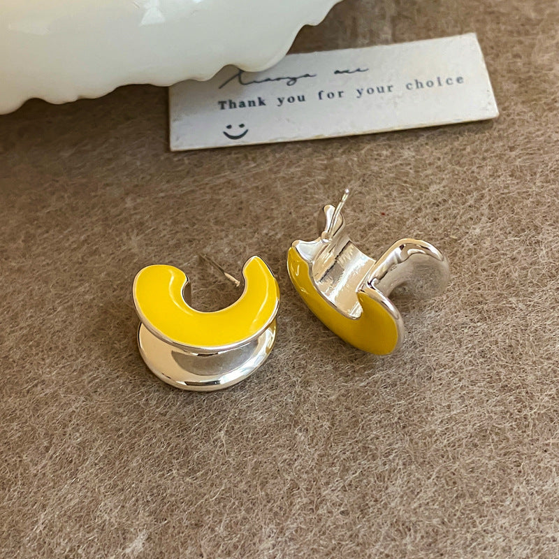Note Sier Needle Acrylic Stars Summer Earrings