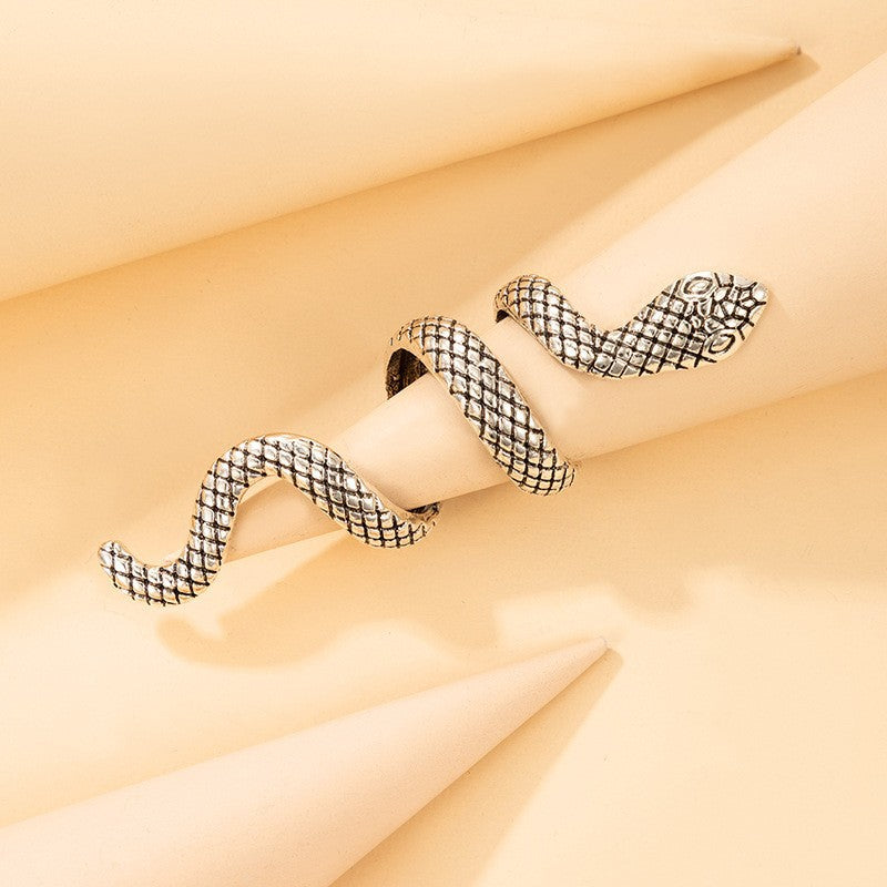 Design Metal Snake-shaped Creative Animal Hand Rings