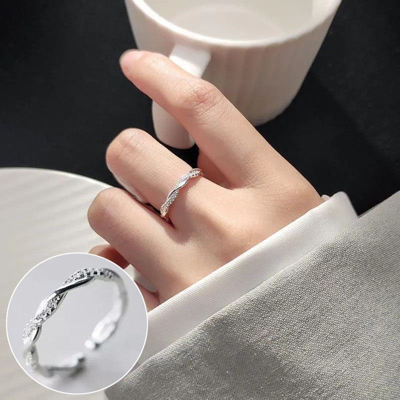 Women's Sweet Simple Bamboo Fashion Graceful Personality Sier Rings