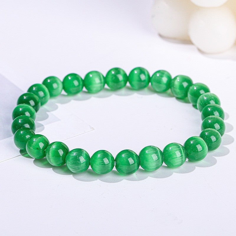 Sea Blue Opal Crystal High Goods Hand High-grade White Bracelet