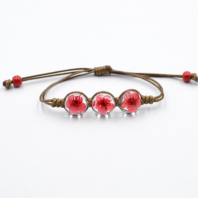 Peach Blossom Narcissus Cherry Simple Jewelry Mori Bracelets