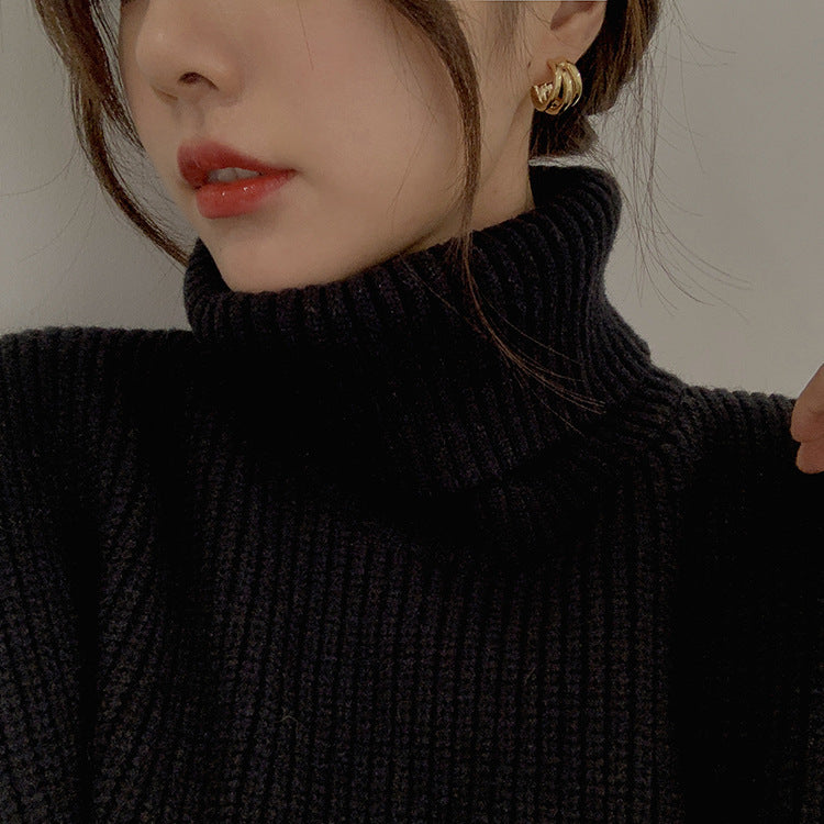 Elegant Queen Metal Geometry Sier Needle High Quality Rings