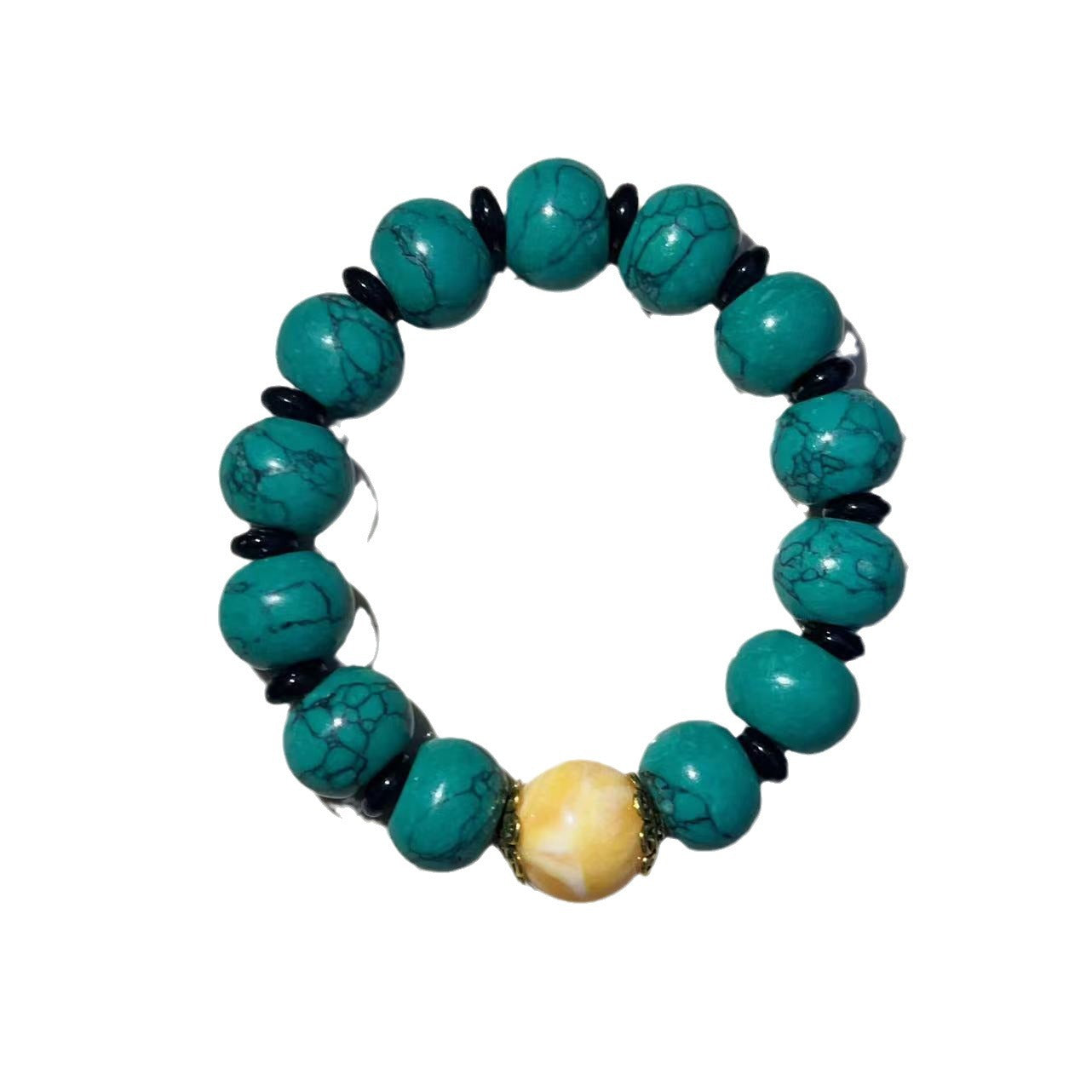 Women's & Men's Beads Beeswax Single Circle Amusement Article Bracelets