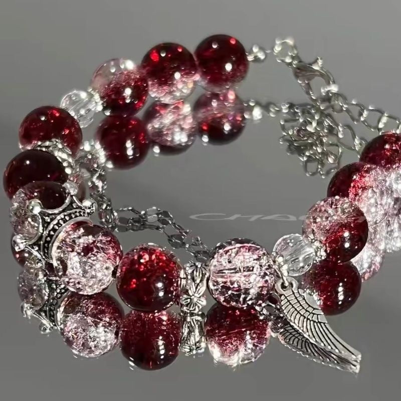 Cherry Blossom Glaze Female Design High Sense Bracelet