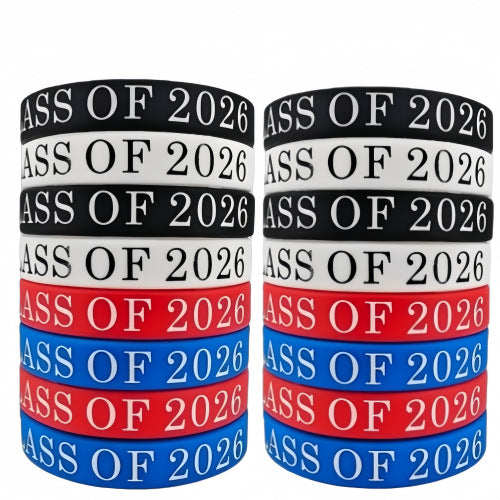 Theme Celebration Graduation Silicone Wristband Wrist Bracelet