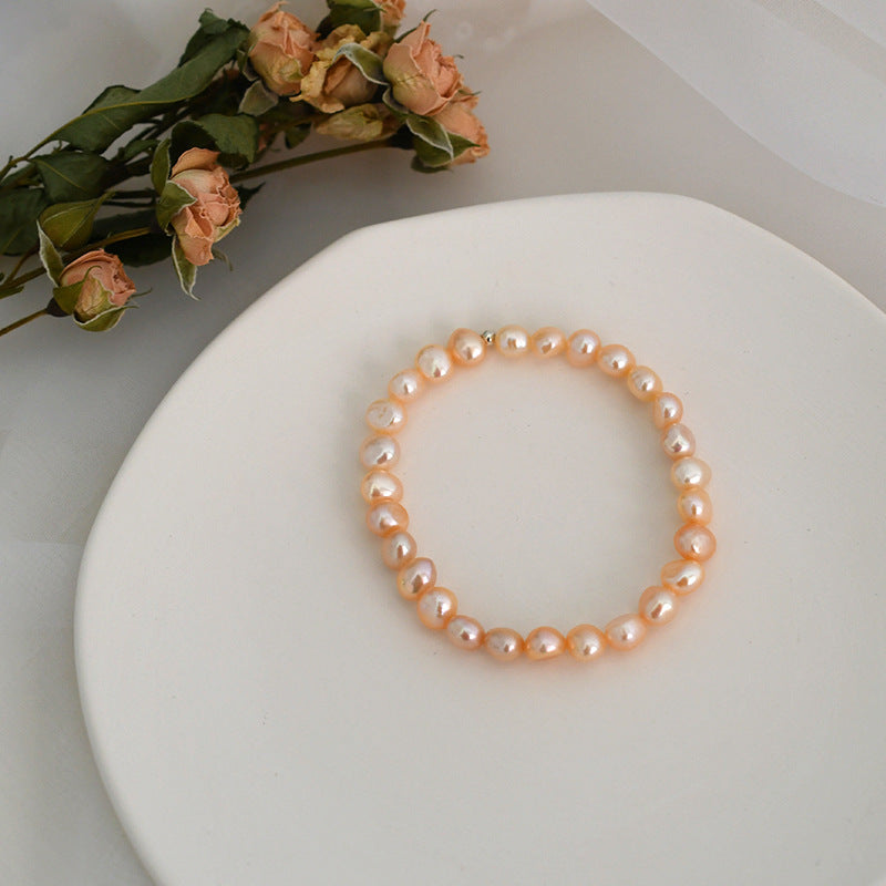 Women's Baroque Retro Fashion Special Interest Light Luxury Mixed Colorful Jane Bracelet
