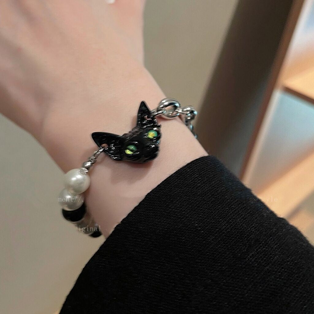 Women's Style Saturn Pearl Affordable Luxury Fashion Niche High Sense Full Bracelets
