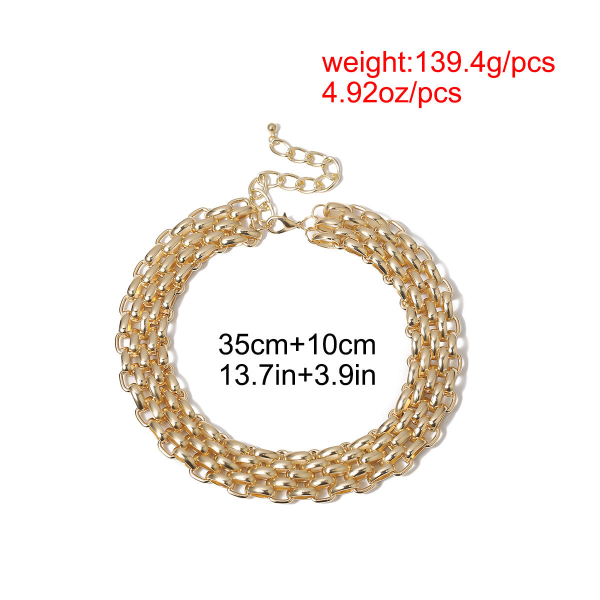 Women's Ornament Exaggerated Personalized Thick Chain Retro Simple Clothing Necklaces