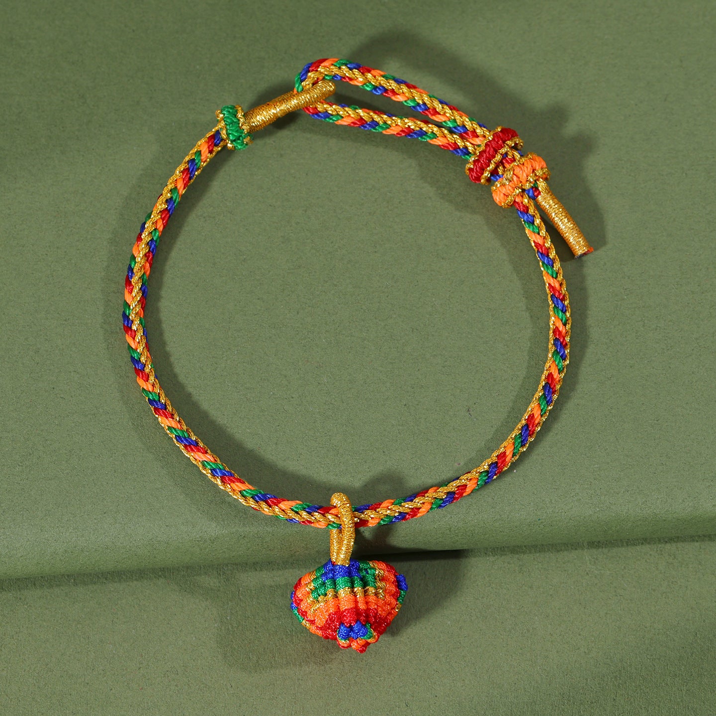 Festival Colorful Rope Ethnic Style Hand-woven Adult Small Sachet Carrying Bracelet