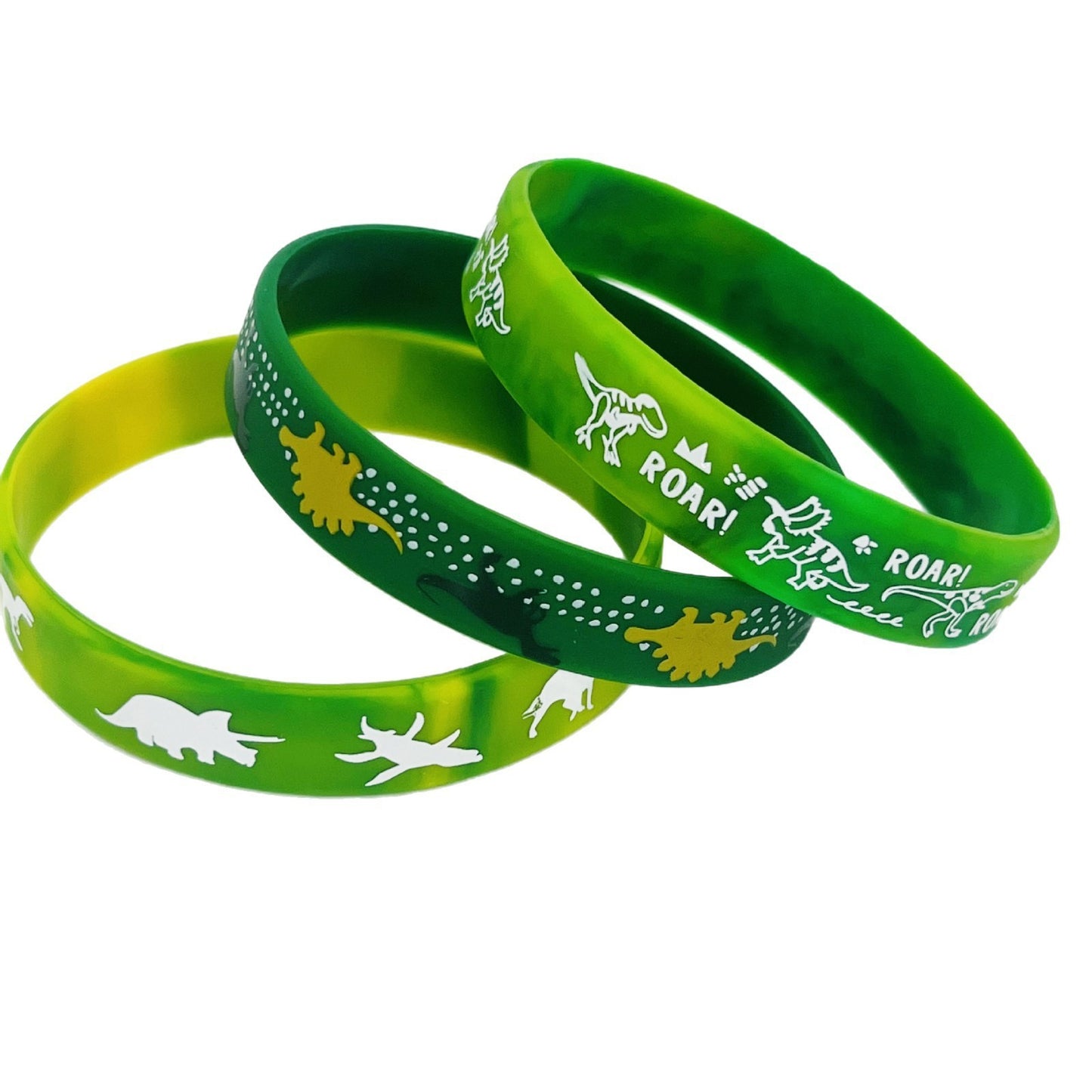 Children's Dinosaur Silicone Birthday Party Decoration Supplies Bracelets
