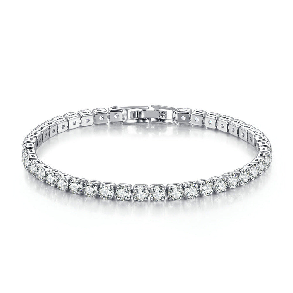 Women's High-grade Light Luxury Rhinestone For Design Simple Full Bracelets