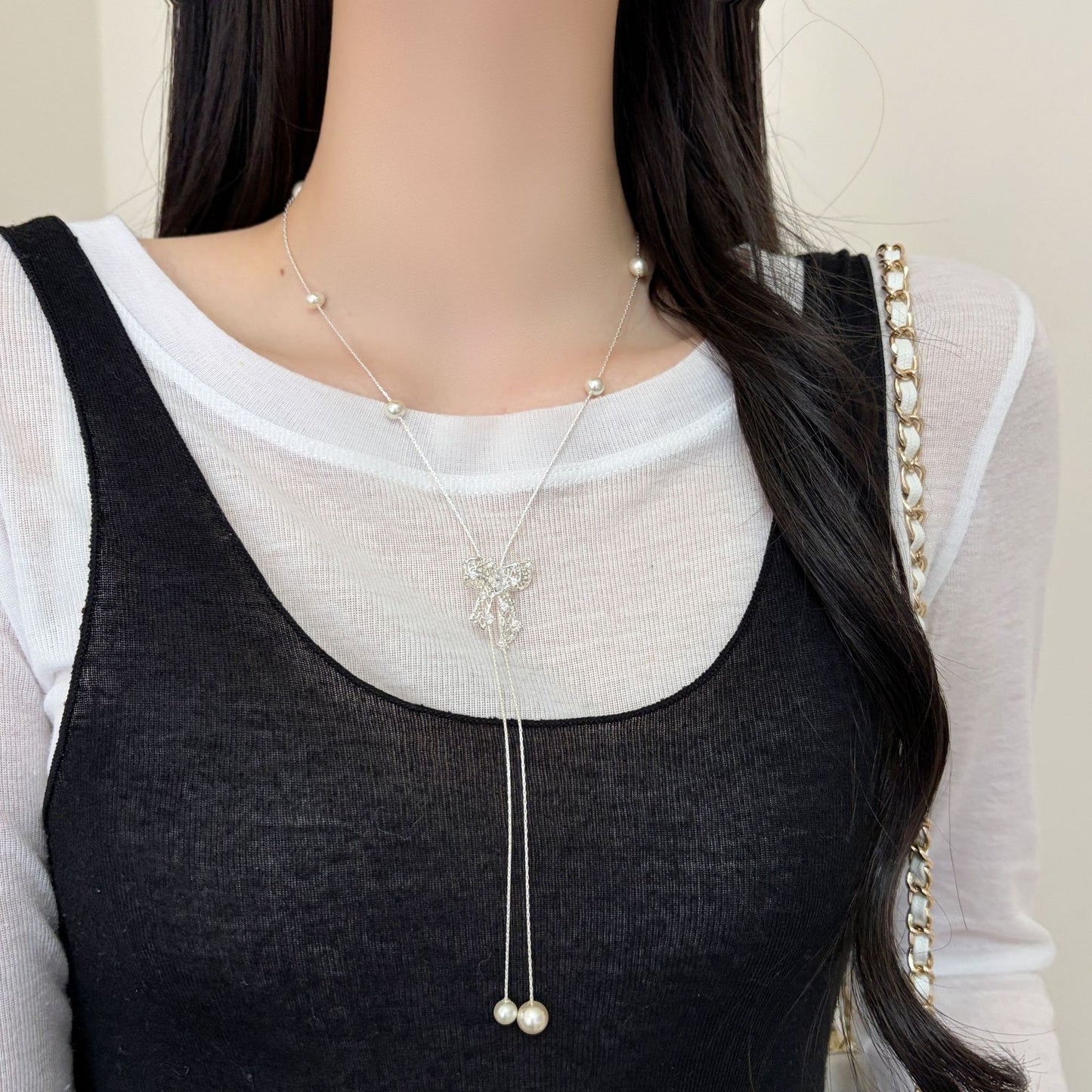 Pull Light Luxury High-grade Versatile Niche Elegant Adjustable Clavicle Necklace
