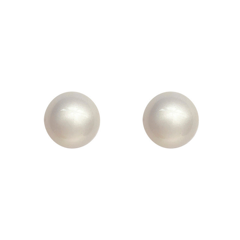Women's Minimalist Design Bite Pearl For Simple Graceful Earrings