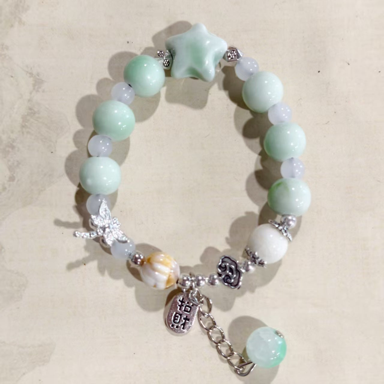 Alloy Ceramic Ethnic Style Single Handmade Filament Bracelet