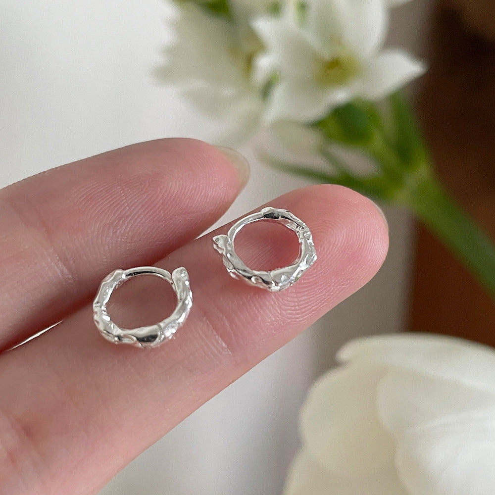 Niche High-grade Ear Bone Sterling Sier Rings