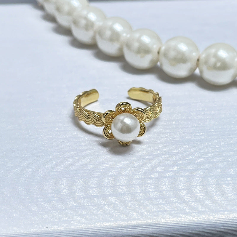 Brushed Simple Opening Female Refined Grace Rings