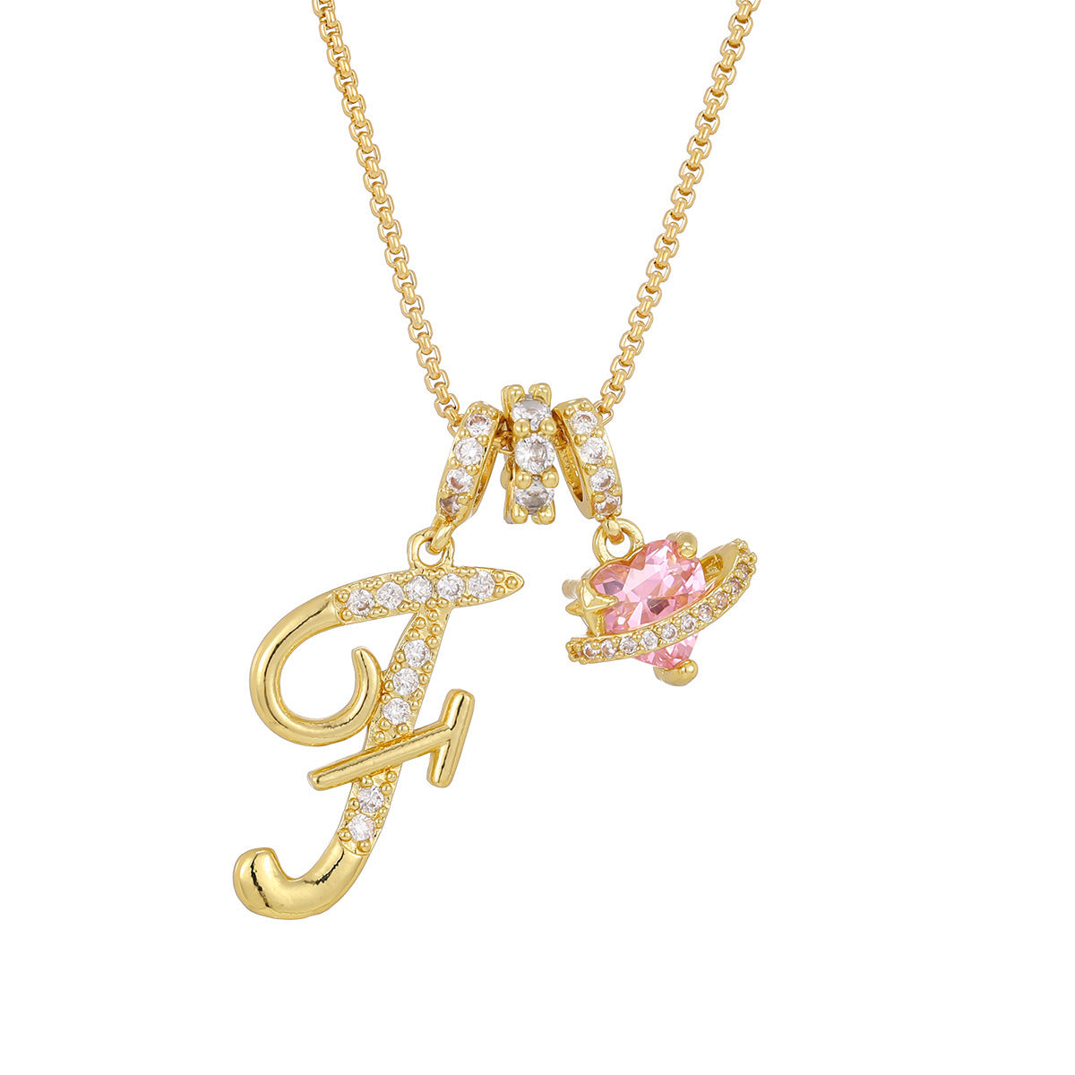 Dopamine English Letter Light Luxury Minority Necklaces