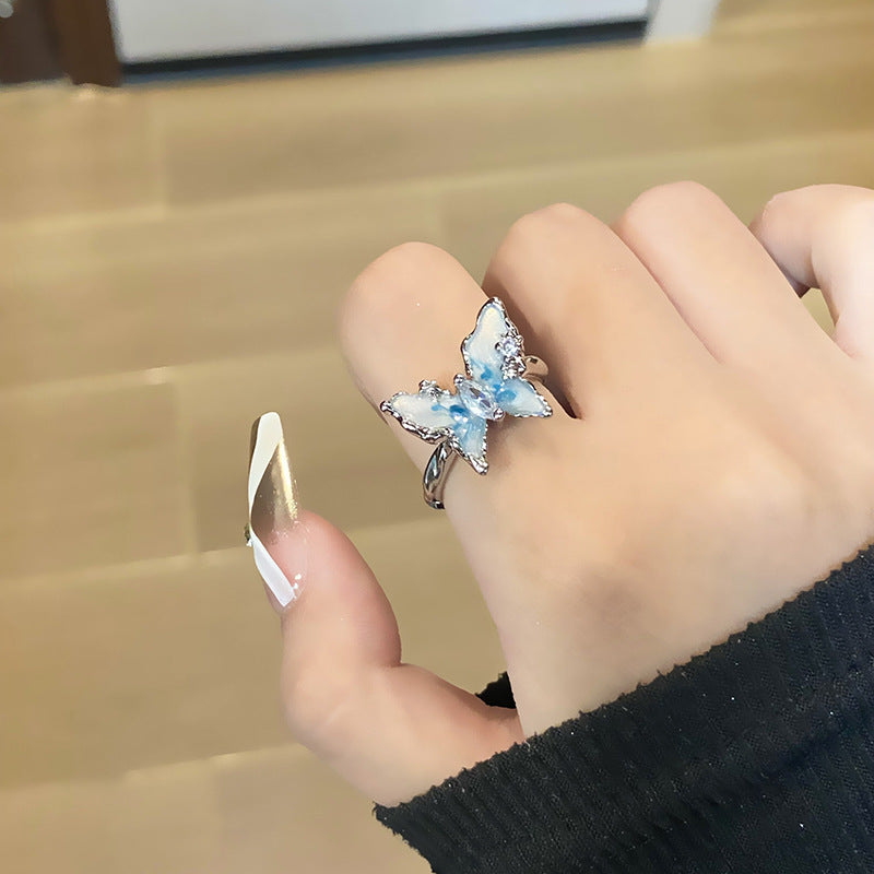 Women's Adjustable Simple Niche Design Minimalist Index Ring