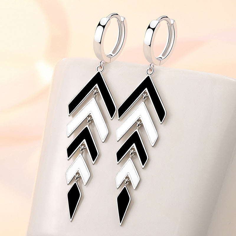 Festival High-rise Female Arrow Retro Temperament Earrings