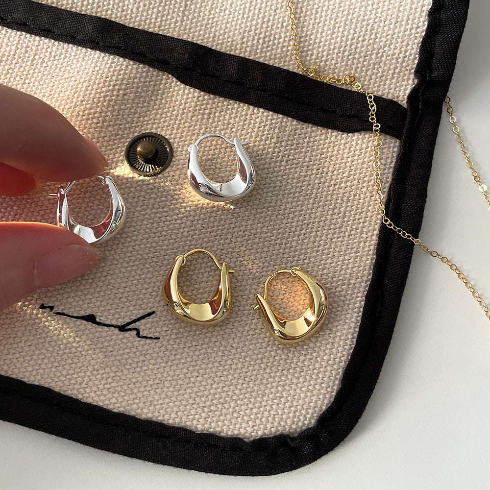 Sweet Cool Simple Niche Design Premium Ear Female Earrings