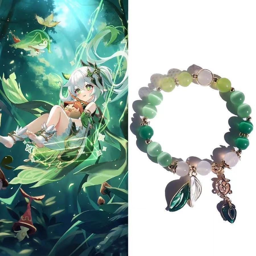 Derived Stray Two-dimensional Celebrity Impression Beaded Personality Bracelet