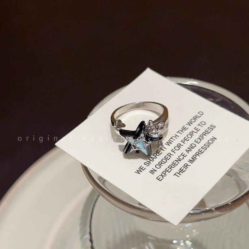 Female Fashion Personality Couple Index Finger Niche Ring