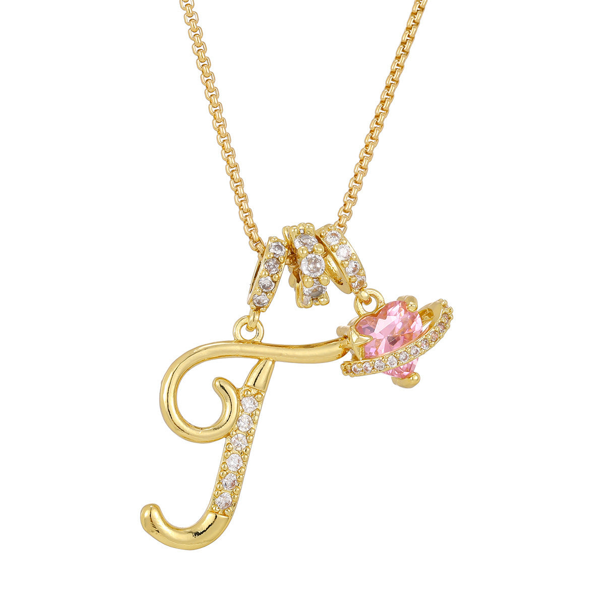 Dopamine English Letter Light Luxury Minority Necklaces