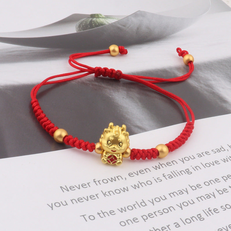 National Trendy Style Chinese Zodiac Dragon Bracelets