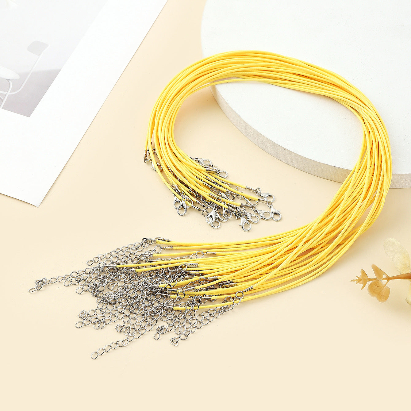 Line Leather String Colors Single Rope Pendants