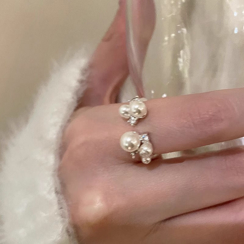Heart Pink Gradient Hollow Butterfly Summer Beautiful Good-looking Rings