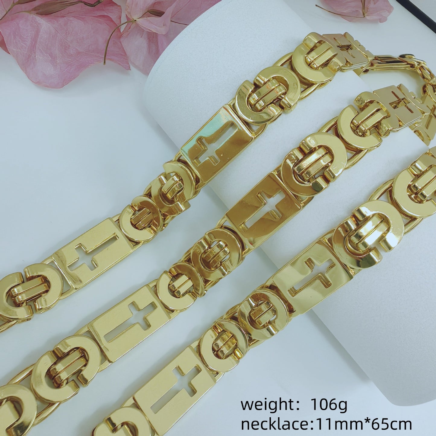 Fashion Trendy Unique Man's Stainless Steel Necklace