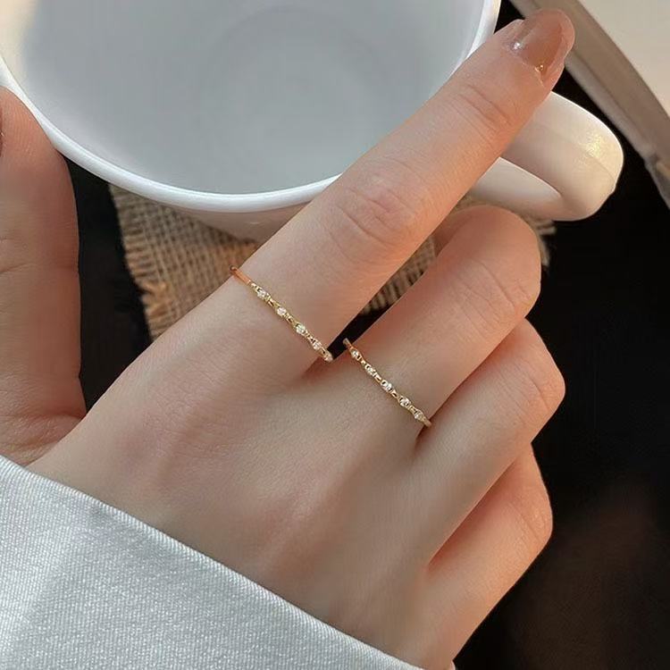 Women's Niche Bag Fashion Personalized Opening Index Finger Rings