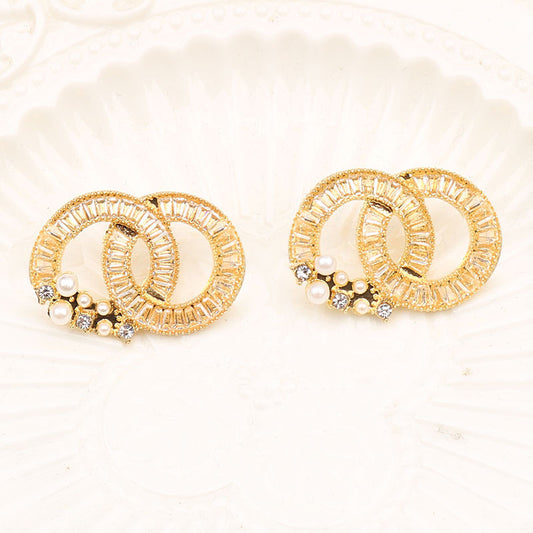 Women's Korean Quality Micro Inlaid Zircon Double Frosty Style Rings