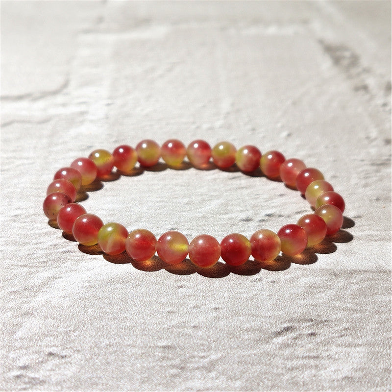 Women's Chalcedony Two-color Crystal Ethnic Style Couple Bracelet