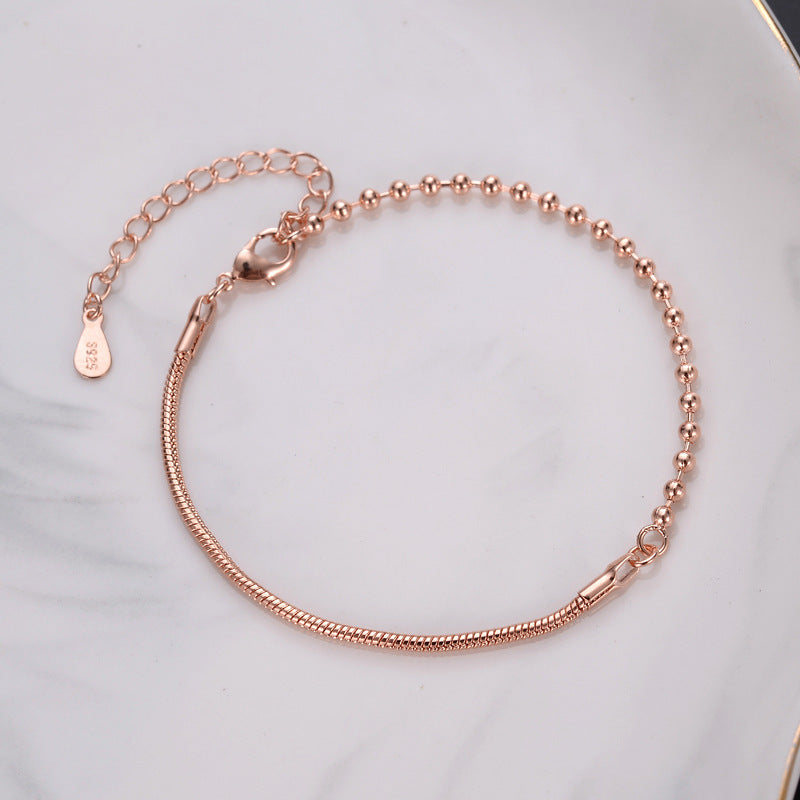 Female Versatile High Sense Personality Retro Box Chain Fashion Bracelets