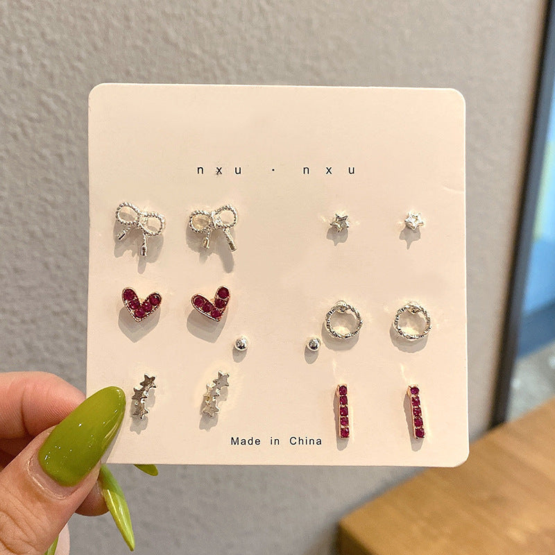 Pearl High-grade Butterfly Ear Clip Fashionable Earrings
