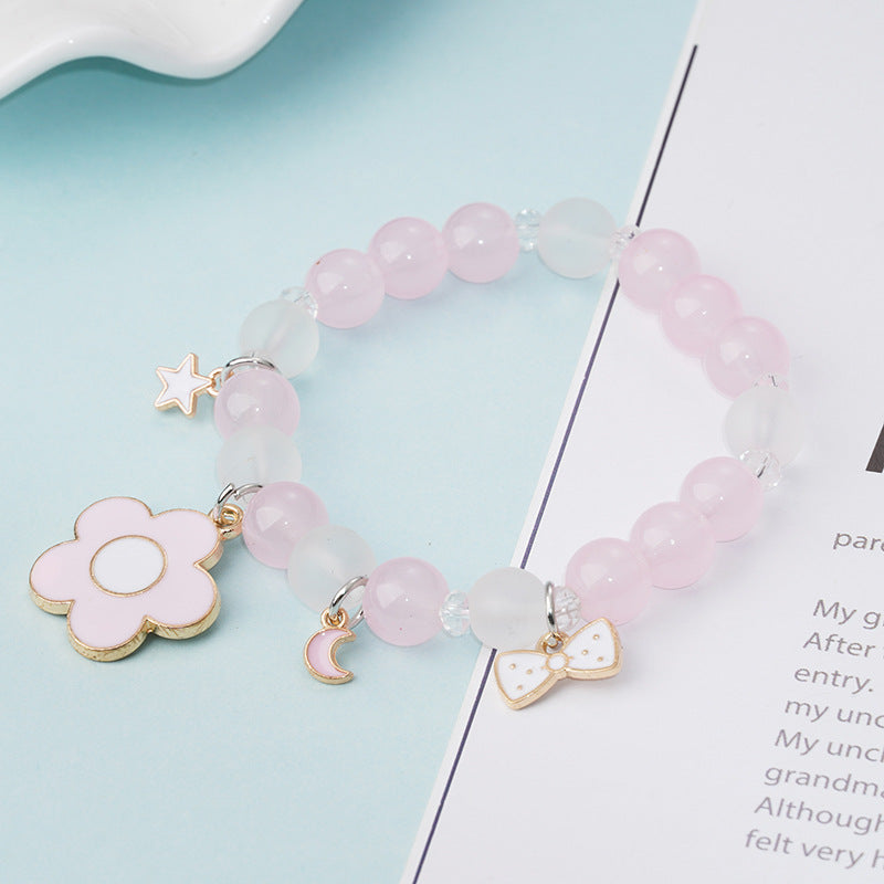 Korean Style Graceful Cute Crystal String Bracelet