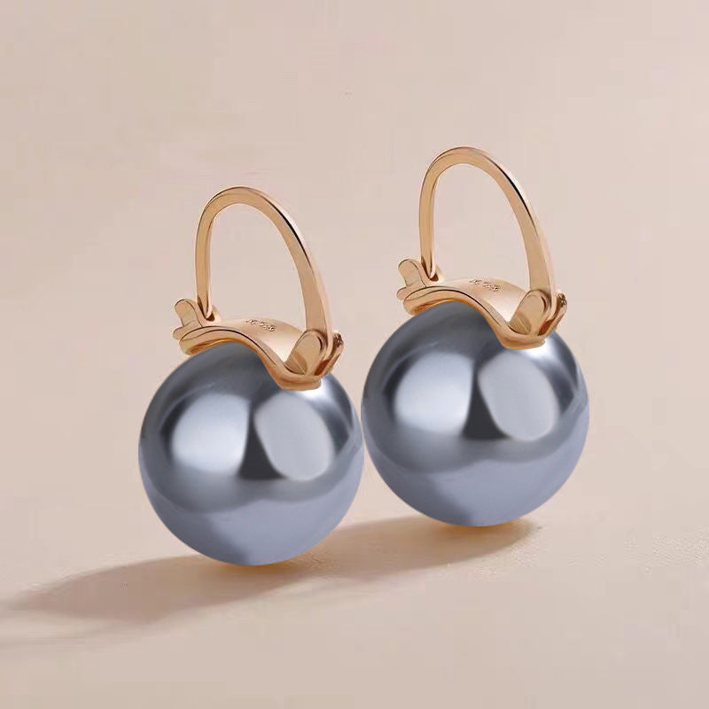 Shell Pearl Parvenu Gold Imitation White Rings