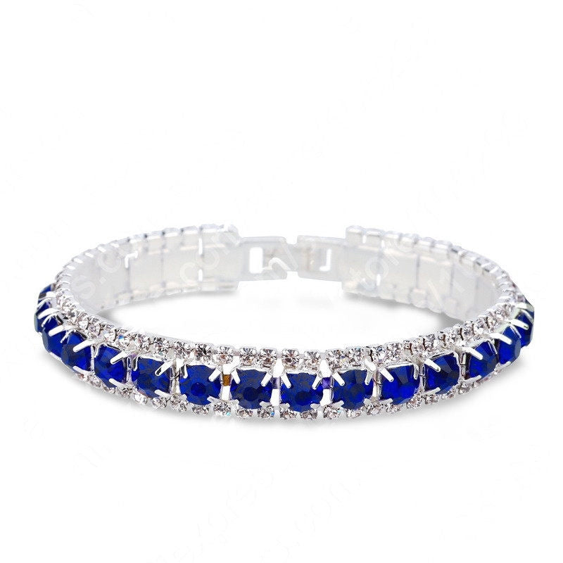 Fashion Rhinestone Female Bride Full Diamond Wedding Bracelets