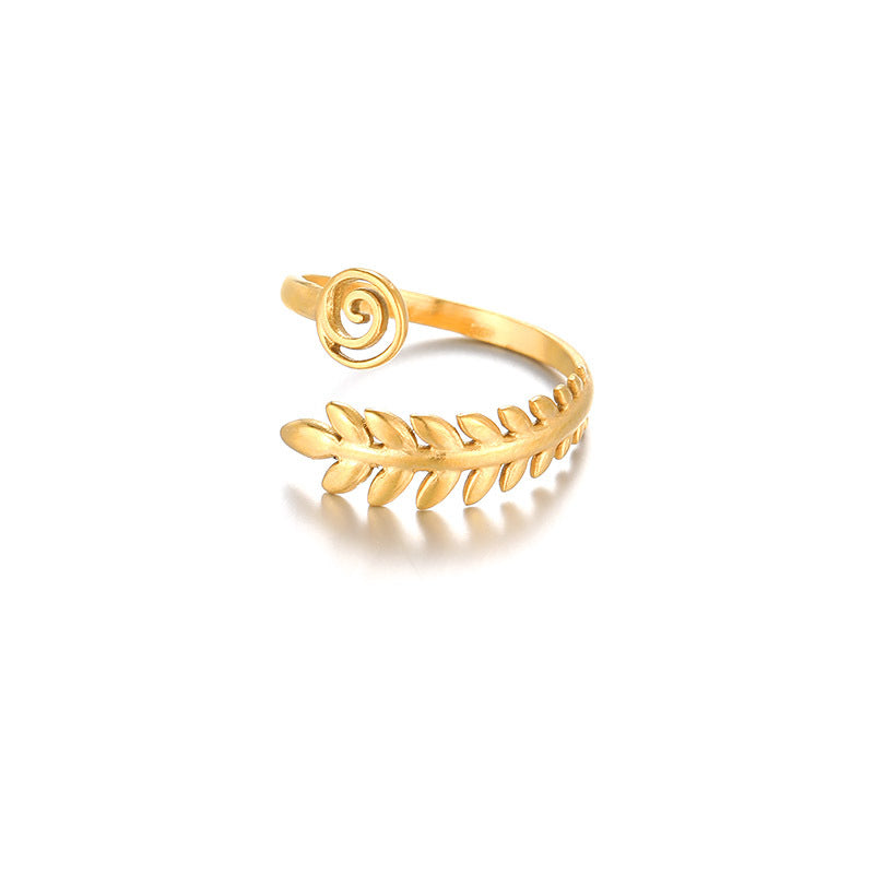 Women's Irregular Concave Convex Hammer Pattern Shaped Design Rings