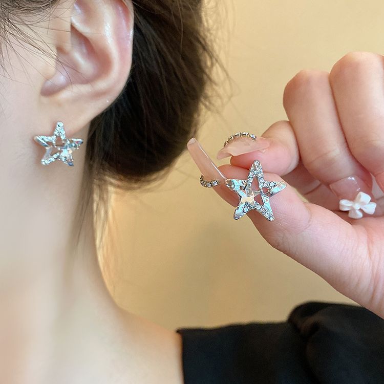 Star Ear Female Small Simple Temperament Wild Rings