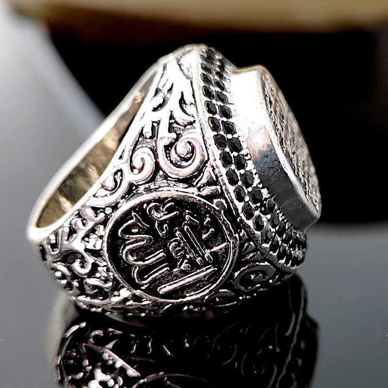 Classic Glamorous Fashion Alloy Diamond High Rings